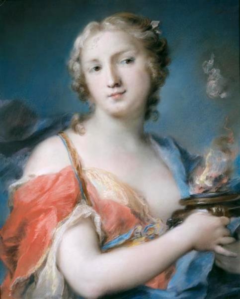 The Four Elements, Fire by Rosalba Carriera