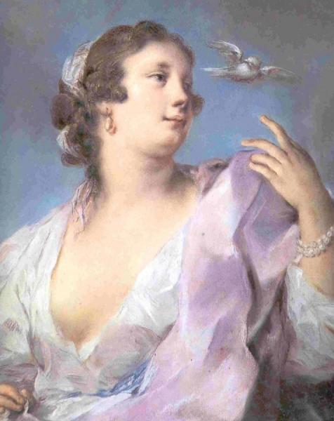 The Four Elements, Wind, Pastel by Rosalba Carriera Oil Painting Reproductions