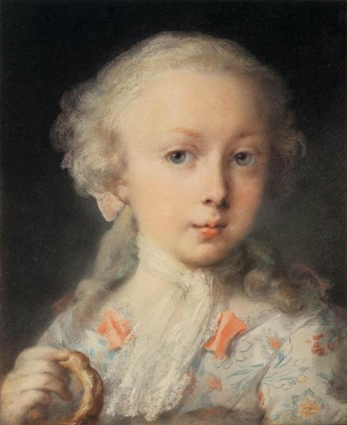 Young Lady Of The Le Blond Family by Rosalba Carriera Oil Painting Reproductions