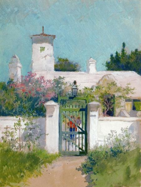 The Green Gate, Bermuda by Ross Sterling Turner