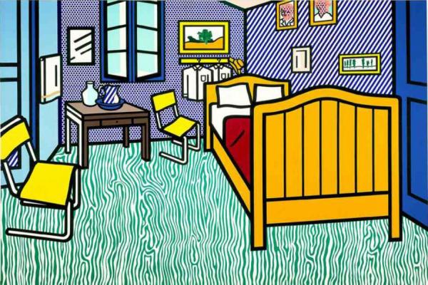Bedroom At Arles, 1992 by Roy Lichtenstein