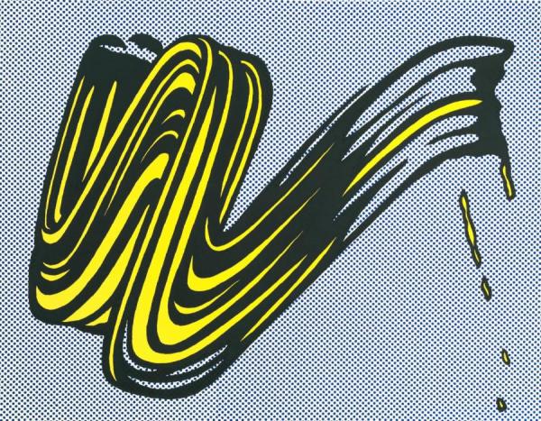 Brushstroke, 1965 by Roy Lichtenstein