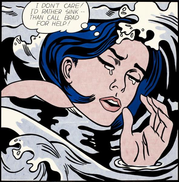 Drowning Girl, 1963 by Roy Lichtenstein