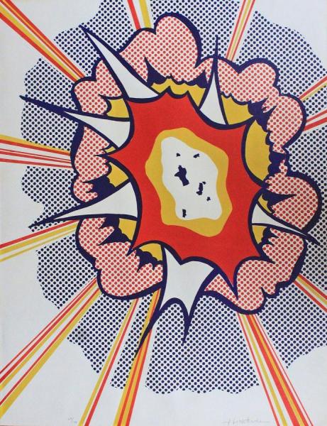 Explosion, 1967 by Roy Lichtenstein