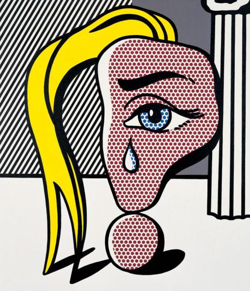 Girl With Tear, 1977 by Roy Lichtenstein Oil Painting Reproductions