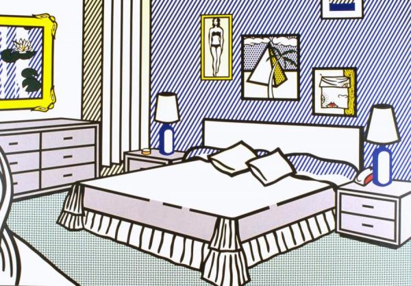 Interior With Waterlilies, 1991 by Roy Lichtenstein