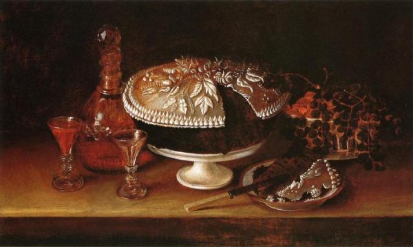 Wedding Cake, Wine, Almonds, And Raisins by Rubens Peale Oil Painting Reproductions
