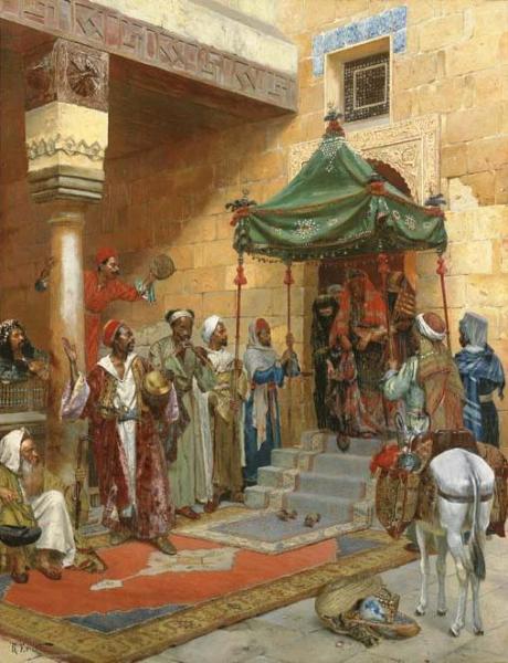 The Bride by Rudolf Ernst
