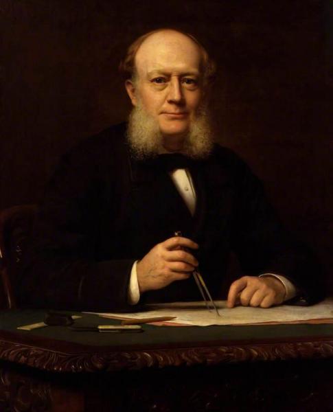 Sir (charles) William Siemens, Ne Karl Wilhelm Siemens by Rudolf Lehmann Oil Painting Reproductions