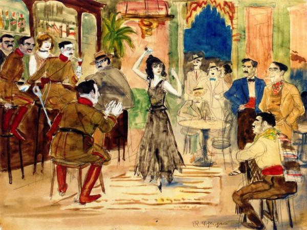 Rudolf Schlichter Dance Scene In A Bar