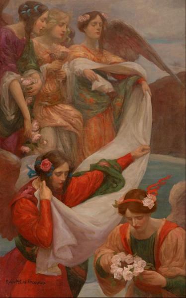 Angels Descending by Rupert Bunny