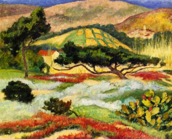 Arabesque, Le Vavandou by Rupert Bunny Oil Painting Reproductions