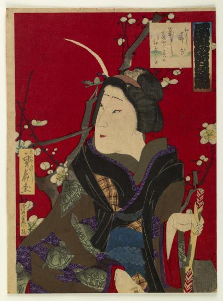Onnagata Of The Onoe Family by Sadanobu I
