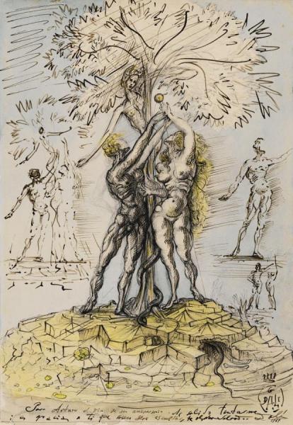 Adam Et Eve by Salvador Dalí