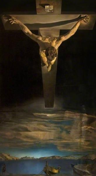 Christ Of Saint John Of The Cross by Salvador Dalí