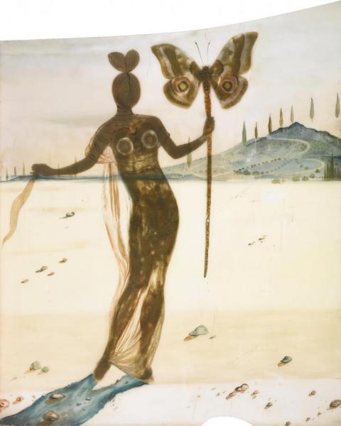 Crisalida (femme À La Tete Aux Ailes) by Salvador Dalí
