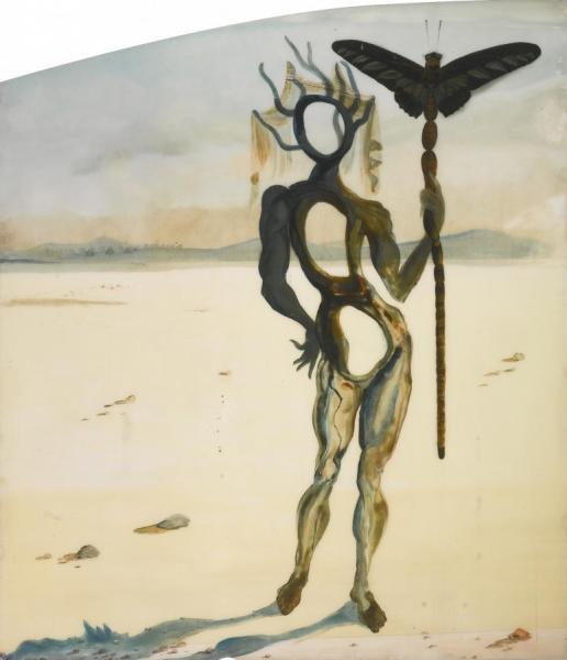 Crisalida (figure Aux Ramures) by Salvador Dalí