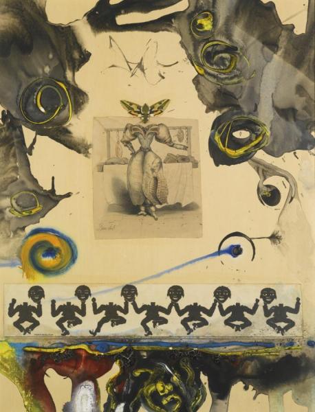 Gastronomie Surrealiste (illustration Pour La Serie D'estampes Memories Of Surrealism,1971) by Salvador Dalí