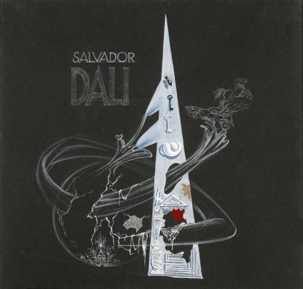 La Sphere Attaque La Pyramide by Salvador Dalí