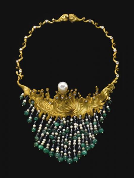 Swirling Sea Necklace by Salvador Dalí