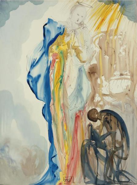 Vierge En Gloire by Salvador Dalí