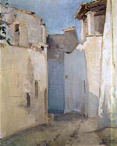 Calle De Pueblo by Salvador Tuset Tuset