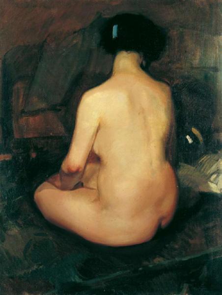 Desnudo De Mujer by Salvador Tuset Tuset