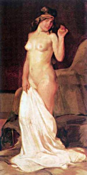 Desnudo De Mujer by Salvador Tuset Tuset