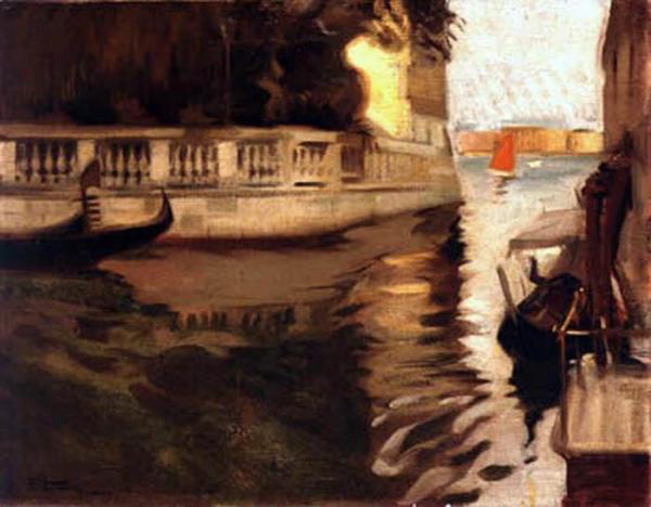 El Rio by Salvador Tuset Tuset Oil Painting Reproductions