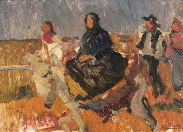 Escena by Salvador Tuset Tuset Oil Painting Reproductions