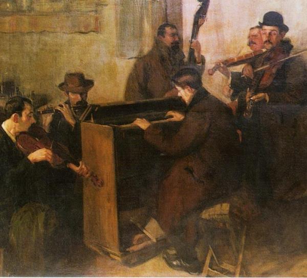 Musicos De Salon by Salvador Tuset Tuset