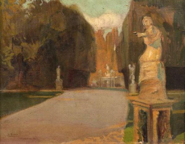 Paisaje by Salvador Tuset Tuset