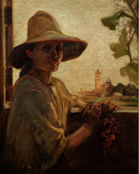 Retrato Al Contraluz by Salvador Tuset Tuset