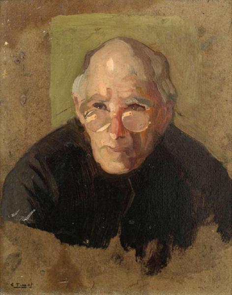 Retrato De Anciano by Salvador Tuset Tuset