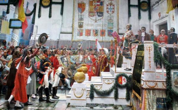 Cortes De Cadiz by Salvador Viniegra Y Lasso De La Vega