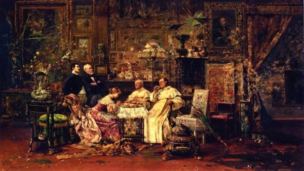 Afternoon Tea by Salvator Sanchez Barbudo