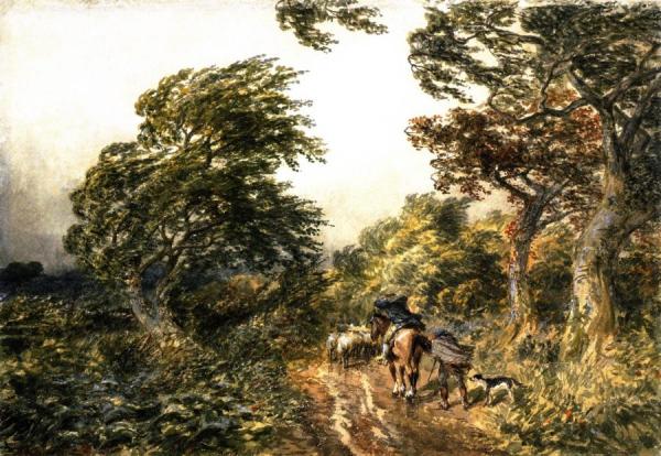 Samuel Bough A Windy Day