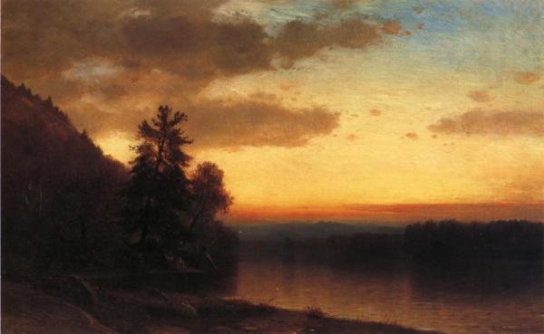 Adirondack Twilight by Samuel Colman Jr.