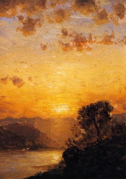 Afternoon Glow by Samuel Colman Jr.