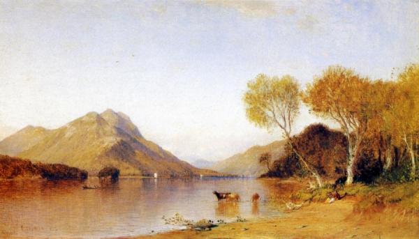 Afternoon On Lake George by Samuel Colman Jr.