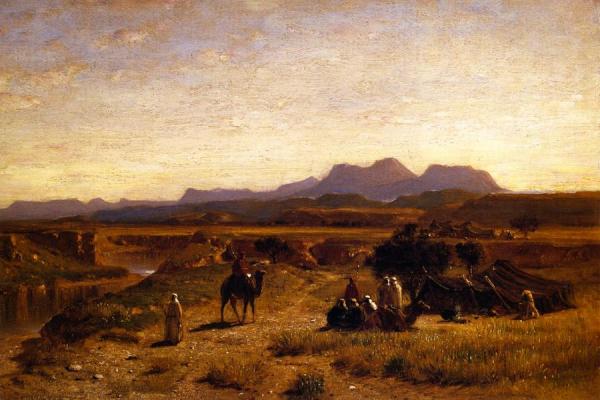 Desert Encampment by Samuel Colman Jr.