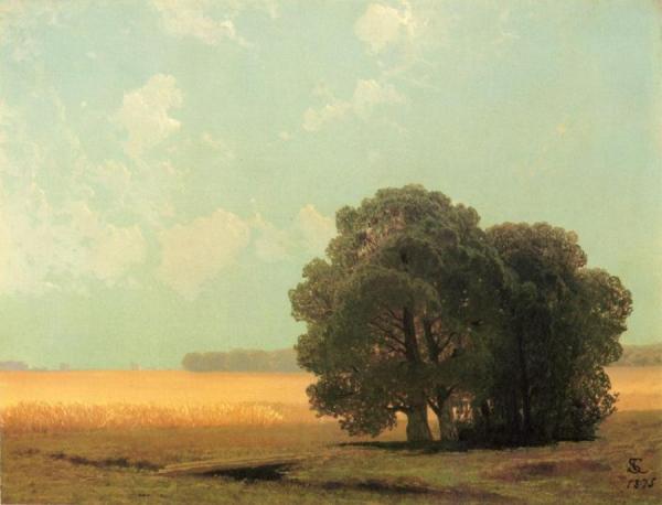 Hayfield, Newport, Rhode Island by Samuel Colman Jr.