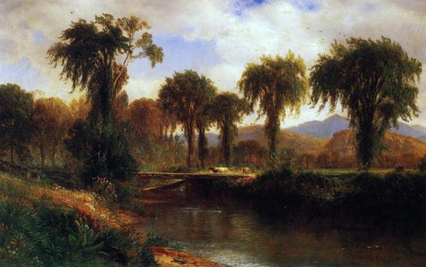 Summer On The Saco, Conway Valley by Samuel Colman Jr.