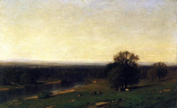 The Genesee Valley, New York by Samuel Colman Jr. Oil Painting Reproductions