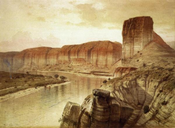 The Green River, Wyoming by Samuel Colman Jr.