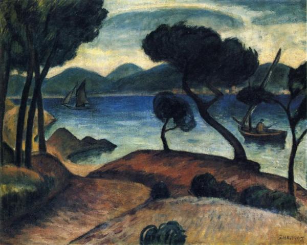 In The Cove by Samuel Halpert