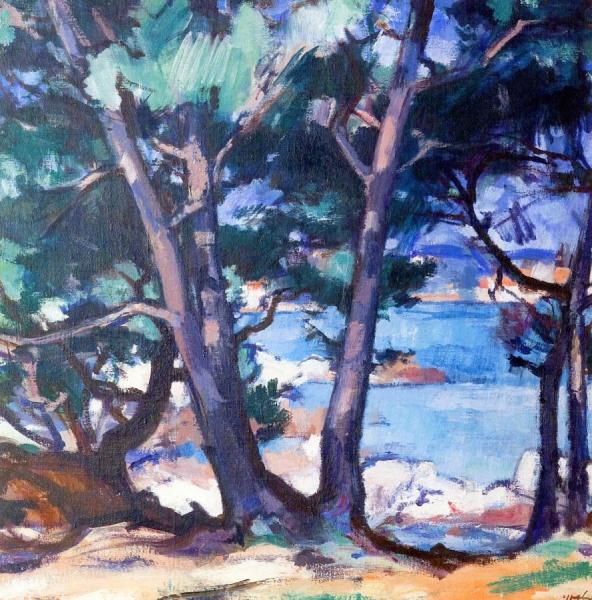 Blue Water, Antibes by Samuel John Peploe