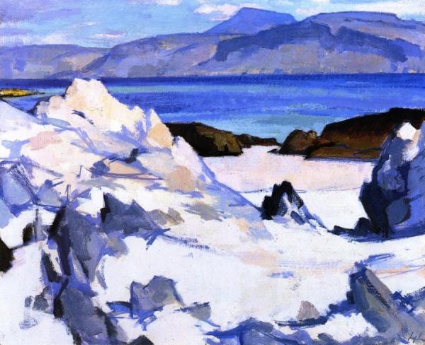 Green Sea, Iona by Samuel John Peploe
