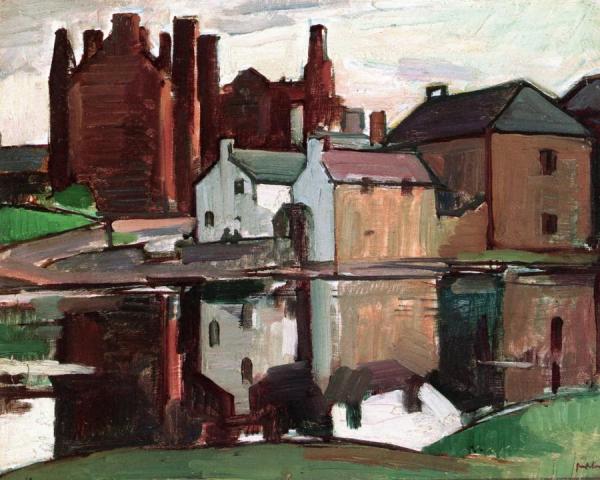 Kirkcudbright Castle, Reflections by Samuel John Peploe