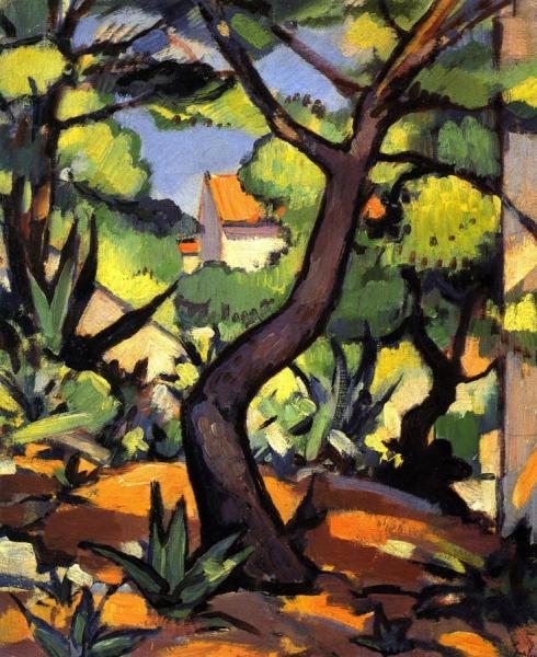 Landscape At Cassis by Samuel John Peploe